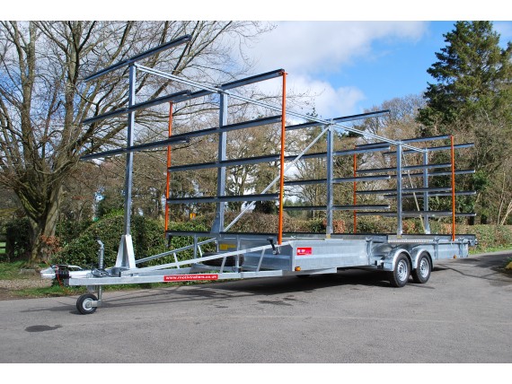 MT1865 RB 5x20 Centre Post Rowing Boat Trailer